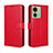 Coque Portefeuille Livre Cuir Etui Clapet BY5 pour Motorola Moto Edge (2023) 5G Rouge