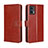 Coque Portefeuille Livre Cuir Etui Clapet BY5 pour Motorola Moto Edge 30 Neo 5G Marron