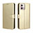 Coque Portefeuille Livre Cuir Etui Clapet BY5 pour Motorola Moto G Stylus (2023) 4G Or