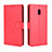 Coque Portefeuille Livre Cuir Etui Clapet BY5 pour Nokia C01 Plus Rouge