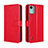 Coque Portefeuille Livre Cuir Etui Clapet BY5 pour Nokia C12 Rouge