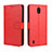 Coque Portefeuille Livre Cuir Etui Clapet BY5 pour Nokia C2 Rouge