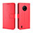 Coque Portefeuille Livre Cuir Etui Clapet BY5 pour Nokia C200 Rouge