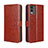 Coque Portefeuille Livre Cuir Etui Clapet BY5 pour Nokia C210 Marron