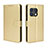 Coque Portefeuille Livre Cuir Etui Clapet BY5 pour OnePlus 10 Pro 5G Or