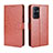 Coque Portefeuille Livre Cuir Etui Clapet BY5 pour OnePlus 9 Pro 5G Marron