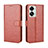 Coque Portefeuille Livre Cuir Etui Clapet BY5 pour OnePlus Nord 2T 5G Marron