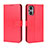 Coque Portefeuille Livre Cuir Etui Clapet BY5 pour Oppo A96 5G Rouge