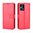 Coque Portefeuille Livre Cuir Etui Clapet BY5 pour Oppo F21 Pro 4G Rouge