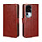 Coque Portefeuille Livre Cuir Etui Clapet BY5 pour Oppo Reno10 Pro+ Plus 5G Marron