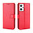 Coque Portefeuille Livre Cuir Etui Clapet BY5 pour Oppo Reno7 A Rouge