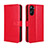 Coque Portefeuille Livre Cuir Etui Clapet BY5 pour Realme 10S 5G Rouge