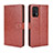 Coque Portefeuille Livre Cuir Etui Clapet BY5 pour Realme GT Neo 2T 5G Marron