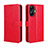 Coque Portefeuille Livre Cuir Etui Clapet BY5 pour Realme Narzo N55 Rouge