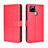 Coque Portefeuille Livre Cuir Etui Clapet BY5 pour Realme Q2i 5G Rouge