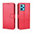 Coque Portefeuille Livre Cuir Etui Clapet BY5 pour Realme Q5 5G Rouge