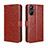 Coque Portefeuille Livre Cuir Etui Clapet BY5 pour Realme V20 5G Marron