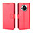 Coque Portefeuille Livre Cuir Etui Clapet BY5 pour Sharp Aquos R7 Rouge