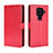 Coque Portefeuille Livre Cuir Etui Clapet BY5 pour Sharp Aquos Sense4 Plus Rouge