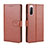 Coque Portefeuille Livre Cuir Etui Clapet BY5 pour Sony Xperia 10 II Marron