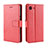 Coque Portefeuille Livre Cuir Etui Clapet BY5 pour Sony Xperia Ace Rouge