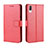 Coque Portefeuille Livre Cuir Etui Clapet BY5 pour Sony Xperia L3 Rouge