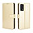 Coque Portefeuille Livre Cuir Etui Clapet BY5 pour Vivo iQOO 7 India 5G Or