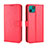 Coque Portefeuille Livre Cuir Etui Clapet BY5 pour Wiko T10 Rouge