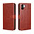 Coque Portefeuille Livre Cuir Etui Clapet BY5 pour Xiaomi Poco C50 Marron