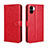 Coque Portefeuille Livre Cuir Etui Clapet BY5 pour Xiaomi Poco C50 Rouge