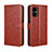 Coque Portefeuille Livre Cuir Etui Clapet BY5 pour Xiaomi Poco M4 5G Marron