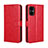 Coque Portefeuille Livre Cuir Etui Clapet BY5 pour Xiaomi Poco M4 5G Rouge