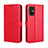 Coque Portefeuille Livre Cuir Etui Clapet BY5 pour Xiaomi Poco M5 4G Rouge