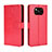 Coque Portefeuille Livre Cuir Etui Clapet BY5 pour Xiaomi Poco X3 NFC Rouge