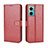 Coque Portefeuille Livre Cuir Etui Clapet BY5 pour Xiaomi Redmi 10 Prime Plus 5G Marron