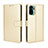 Coque Portefeuille Livre Cuir Etui Clapet BY5 pour Xiaomi Redmi Note 10 4G Or