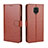 Coque Portefeuille Livre Cuir Etui Clapet BY5 pour Xiaomi Redmi Note 9 Pro Max Marron