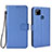 Coque Portefeuille Livre Cuir Etui Clapet BY6 pour Xiaomi POCO C31 Bleu