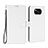 Coque Portefeuille Livre Cuir Etui Clapet BY6 pour Xiaomi Poco X3 Blanc