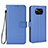 Coque Portefeuille Livre Cuir Etui Clapet BY6 pour Xiaomi Poco X3 Pro Bleu