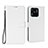 Coque Portefeuille Livre Cuir Etui Clapet BY6 pour Xiaomi Redmi 10 Power Blanc