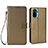 Coque Portefeuille Livre Cuir Etui Clapet BY6 pour Xiaomi Redmi Note 10 4G Marron