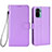 Coque Portefeuille Livre Cuir Etui Clapet BY6 pour Xiaomi Redmi Note 11 SE India 4G Violet