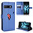 Coque Portefeuille Livre Cuir Etui Clapet BY7 pour Asus ROG Phone 3 Strix ZS661KS Bleu