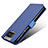 Coque Portefeuille Livre Cuir Etui Clapet BY7 pour Asus Zenfone 7 ZS670KS Bleu
