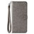 Coque Portefeuille Livre Cuir Etui Clapet C01 pour Xiaomi Redmi Note 9 Gris