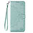 Coque Portefeuille Livre Cuir Etui Clapet C01 pour Xiaomi Redmi Note 9 Vert