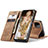 Coque Portefeuille Livre Cuir Etui Clapet C01S pour Samsung Galaxy A22s 5G Petit