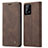 Coque Portefeuille Livre Cuir Etui Clapet C01S pour Samsung Galaxy A32 4G Marron