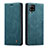 Coque Portefeuille Livre Cuir Etui Clapet C01S pour Samsung Galaxy A42 5G Bleu